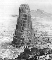 Athanasius Kircher, The Tower of Babel, 1679