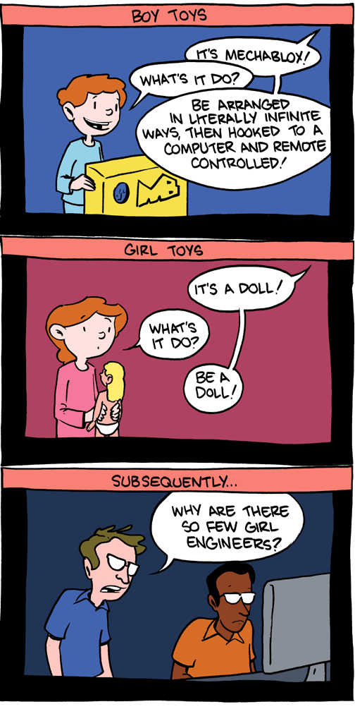 Boy toys and girl toys